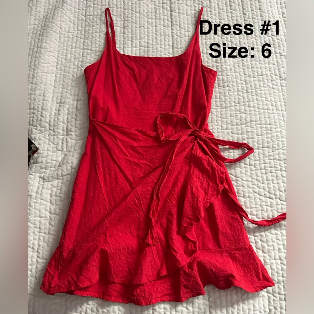 Elegant Red Sleeveless Dress
